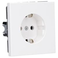 Jung LS1520WW Wandcontactdoos met randaarde Inzetstuk LS plus, LS design, LS 990 Alpine-wit 1 stuk(s) - thumbnail