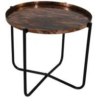 El Hierro bijzettafel oud koper 35 cm - thumbnail