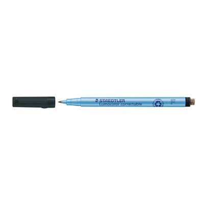 Viltstift Staedtler Lumocolor 305 non permanent correctable F zwart