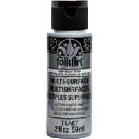 FolkArt • multi-surface glitter sequin silver 59ml - thumbnail