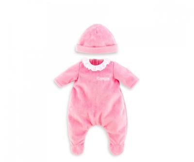 Corolle mon grand poupon - pyjama roze met muts, 36cm