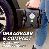 Slime Multi-Purpose Tyre Kompressor Compressor 7 bar 12V-adapter voor kabelgebruik, Analoge Manometer, Met werklamp - thumbnail