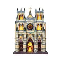 Lemax st. patrick&apos;s cathedral verlichte kerk 2009 - thumbnail