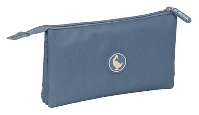 Pennenetui met 3 vakken El Ganso Blauw 22 x 12 x 3 cm Pennenetui met 3 vakken El Ganso Blauw 22 x 12 x 3 cm