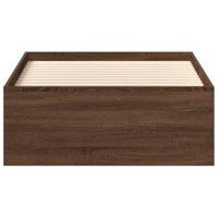 Bedframe bruin eikenkleur 100x200 cm - thumbnail