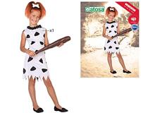 Kostuums voor Kinderen Grotbewoner Wit (1 pc) - Maat: 3-4 Jaar - Maat: 3-4 Jaar - thumbnail