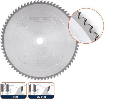 Rotec HM dry-cutter RVS, Long-Life, ø300x2,2x30mm Z=72 TF PRO - 5563045 Rotec HM dry-cutter RVS, Long-Life, ø300x2,2x30mm Z=72 TF PRO - 5563045