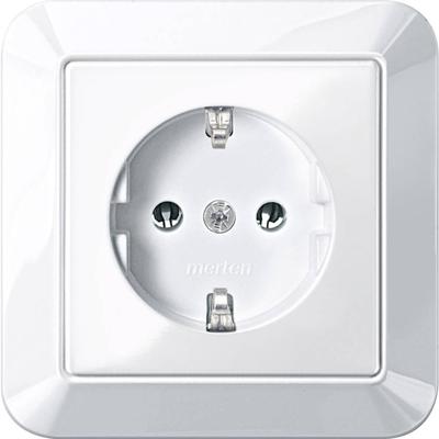 Merten MEG2301-1019 Wandcontactdoos System M Polar-wit 1 stuk(s)