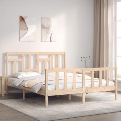 Bedframe zonder matras massief grenenhout 160x200 cm Bedframe zonder matras massief grenenhout 160x200 cm