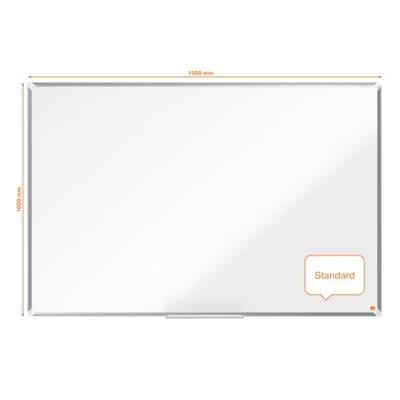 Nobo Premium Plus whiteboard, gelakt staal, magnetisch, 150 x 100 cm