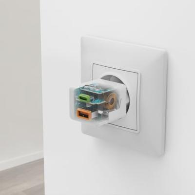 Hama USB-oplader 20.00 W 1x USB-C, 1x USB-A USB PD, QC 3.0 Wit Binnen Snellader - thumbnail