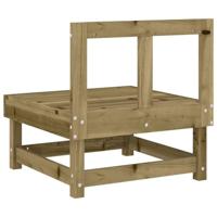 Tuinmiddenbanken 2 st geïmpregneerd grenenhout - thumbnail