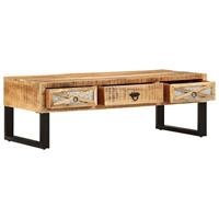 Salontafel 110x50x38 cm massief mangohout - thumbnail