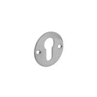 Intersteel rozetten met profielcilindergat plat 50x2mm - RVS - thumbnail