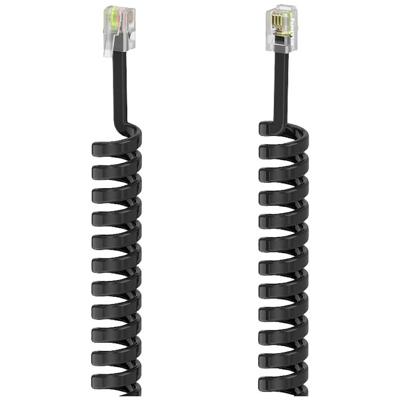Hama 00201151 Hörerkabel Modular-Stecker 4p4c - Modular-Stecker 4p4c, 3m