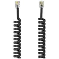 Hama 00201151 Hörerkabel Modular-Stecker 4p4c - Modular-Stecker 4p4c, 3m - thumbnail