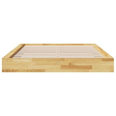 Bedframe zonder matras 160x200 cm massief hout eiken