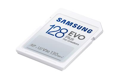 Samsung EVO Plus 128GB SDXC SD-Kaart Wit