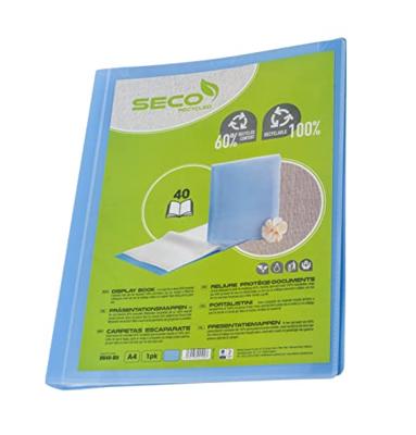 Seco SE-DB40-BU Showalbum A4 40 Sheets Blauw