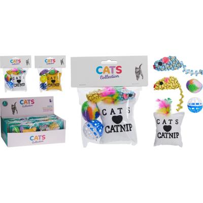Kattenspeelgoed set van 5sts