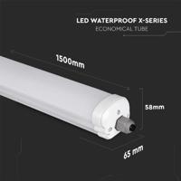 V-TAC Lamp voor vochtige ruimte Energielabel: C (A - G) LED 32.00 W Daglichtwit Wit - thumbnail