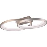 LED Plafondlamp Rond 25W Warm Wit 3000K Metaal Mat Nikkel - thumbnail