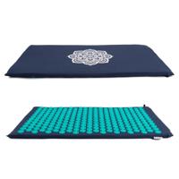 Spijkermat Shakti Mat Katoen Lotus Blauw met Mandala - thumbnail