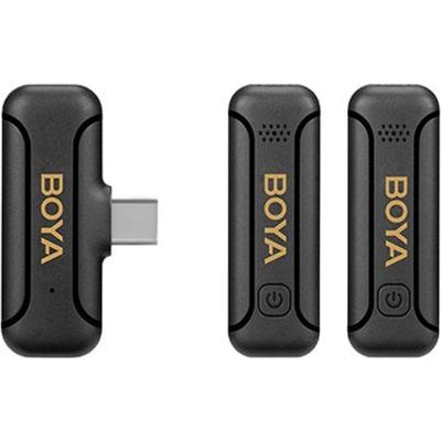 Boya BY-WM3T2-U2 tweekanaals draadloze dasspeldmicrofoon (usb-C)