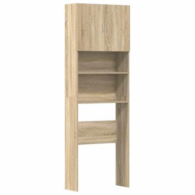 VidaXL Wasmachinekast 64x24x190 cm bewerkt hout en sonoma eikenkleurig VidaXL Wasmachinekast 64x24x190 cm bewerkt hout en sonoma eikenkleurig
