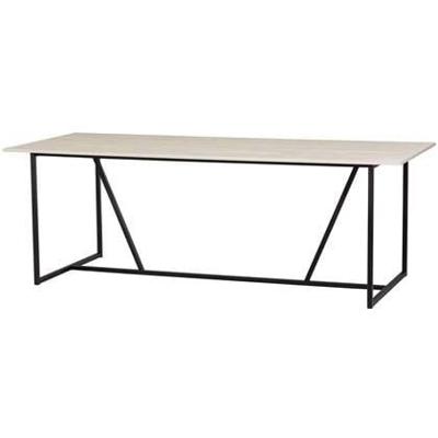 WOOOD Eettafel 'Silas' Essen, 220 x 90cm, kleur Dust