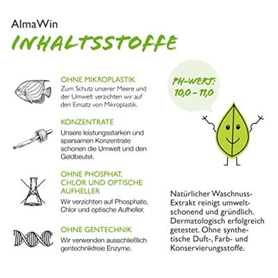 AlmaWin Wasmiddel donker en zwart - 750ml - thumbnail