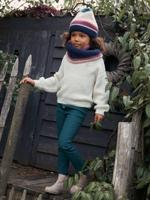 Broek Mom fit MorphologiK Fin meisjes dennen - thumbnail