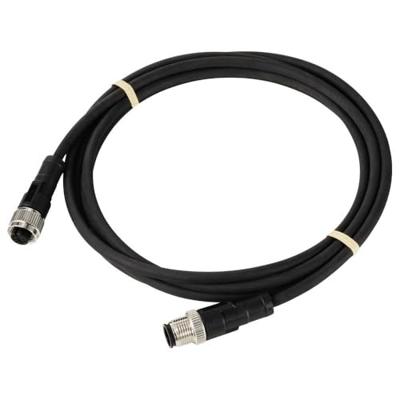 TRU COMPONENTS TC-12833104 Sensor/actuator verlengkabel M12 Aantal polen (sensoren): 3 Stekker (recht) op koppeling (recht) 2 m 1 stuk(s)