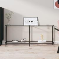 Wandtafel 180x35x75,5 cm gehard glas transparant - thumbnail