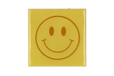 Tegeltjes Smiley Green 10x10x1CM