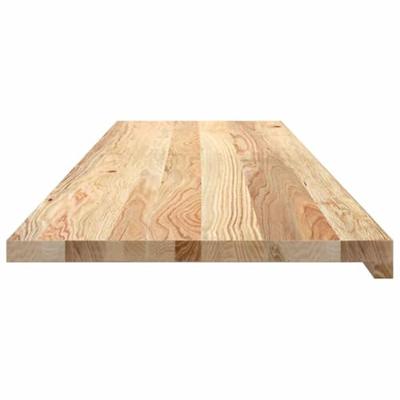 Vensterbanken 2 st onbehandeld 140x40x2 cm massief eikenhout