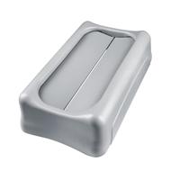 Rubbermaid deksel voor afvalcontainer Slim Jim, tuimeldeksel, grijs - thumbnail