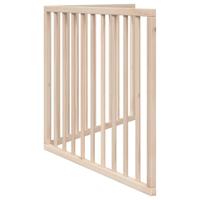 Hondenhek inklapbaar 2 panelen 160 cm populierenhout - thumbnail