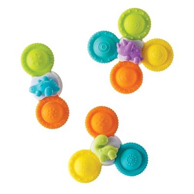 INFANTINO siliconen "spinners" set meerkleurig
