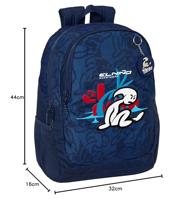 Schoolrugzak El Niño Paradise Marineblauw 32 x 44 x 16 cm - thumbnail