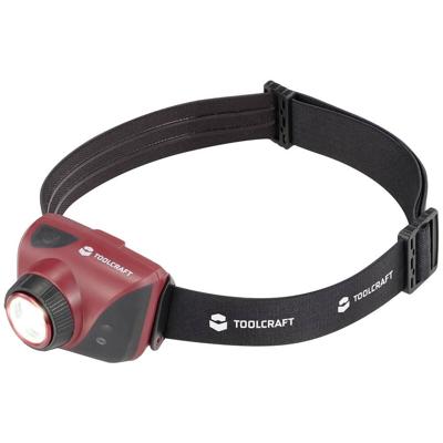 TOOLCRAFT Hoofdlamp LED werkt op een accu 580 lm 6.45 h