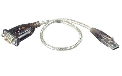ATEN USB naar RS-232 adapter kabel 35cm - thumbnail