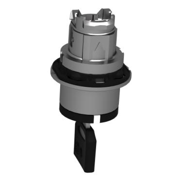 Schneider Electric ZB4FG7 ZB4FG7 Plat, Terugstelbaar (Ø) 30.5 mm Chroom, Zwart 1 stuk(s)