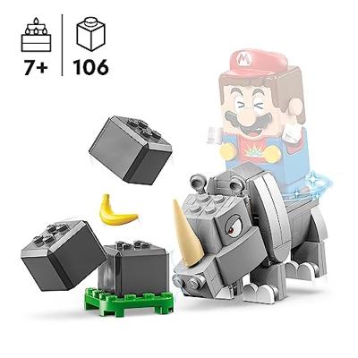 71420 Lego Mario Uitbreidingsset: Rambi De Neushoorn 71420 Lego Mario Uitbreidingsset: Rambi De Neushoorn