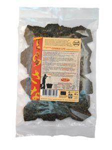 Japanse bruine rijstcrackers zwarte sesam bio 60 Gram