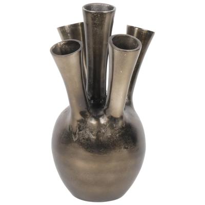 Aluminium Tuitvaas Antique Nickel 38cm