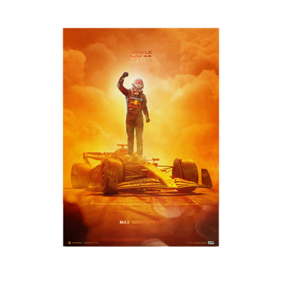 Max Verstappen Poster - 50x70 cm - Poster Max Verstappen - Collector's Edition - Red Bull Racing