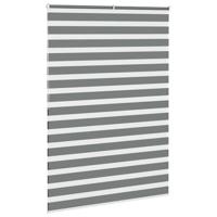 VidaXL Zebra rolgordijn 165x200 cm stofbreedte 160,9 cm donkergrijs - thumbnail