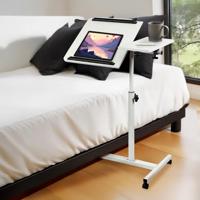 Verrijdbaar bureau/laptopstatief Maclean, wit, in hoogte verstelbaar 59-89cm, max. 30kg , MC-121 W - thumbnail