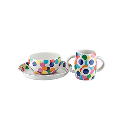 Alessi Alessini Kinderservies porselein 3 delig Alessi Alessini Kinderservies porselein 3 delig